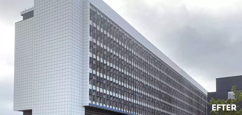 Aalborg Universitetshospital efter facaderens 1