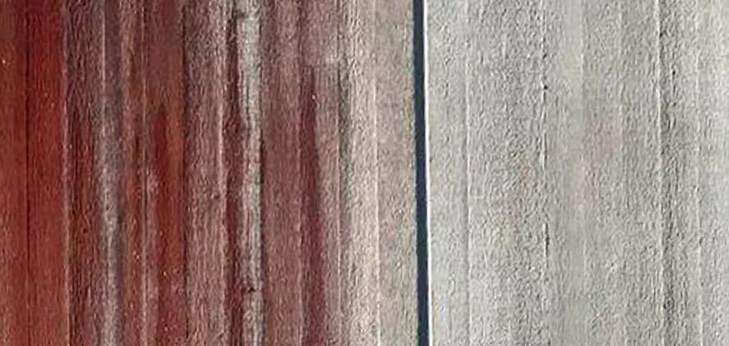 Auras hovedkontor betonfacade rodalger