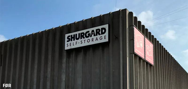 Shurgard for afrensning