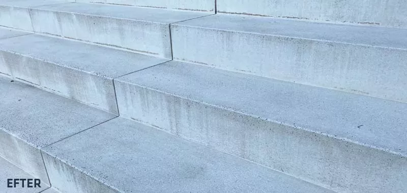 betontrappe afrenset for smuds