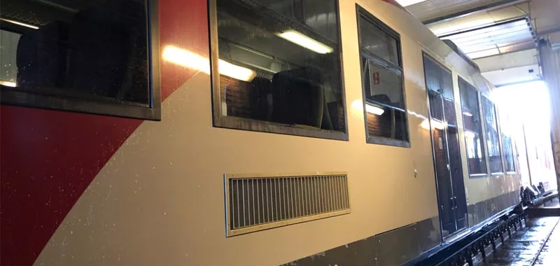 lokaltog efter afrensning